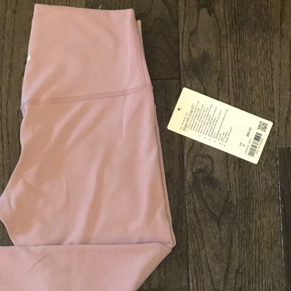 Pink Taupe Hi-Rise Align Lululemon 21” Pant Size 6 - Picture 14 of 16